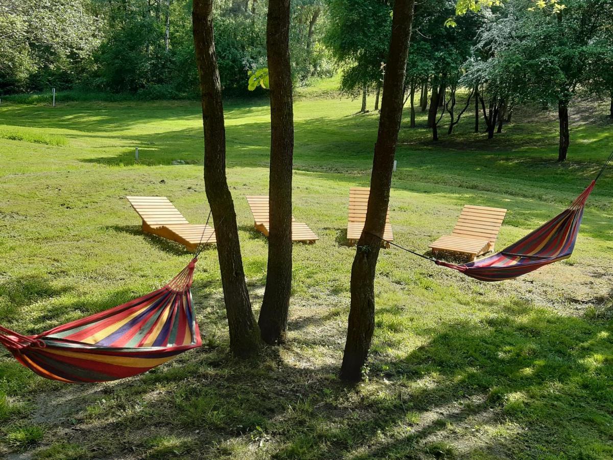 Caloroczny Domek W Lesie Puszcza Zielonka Villa Kiszkowo ภายนอก รูปภาพ