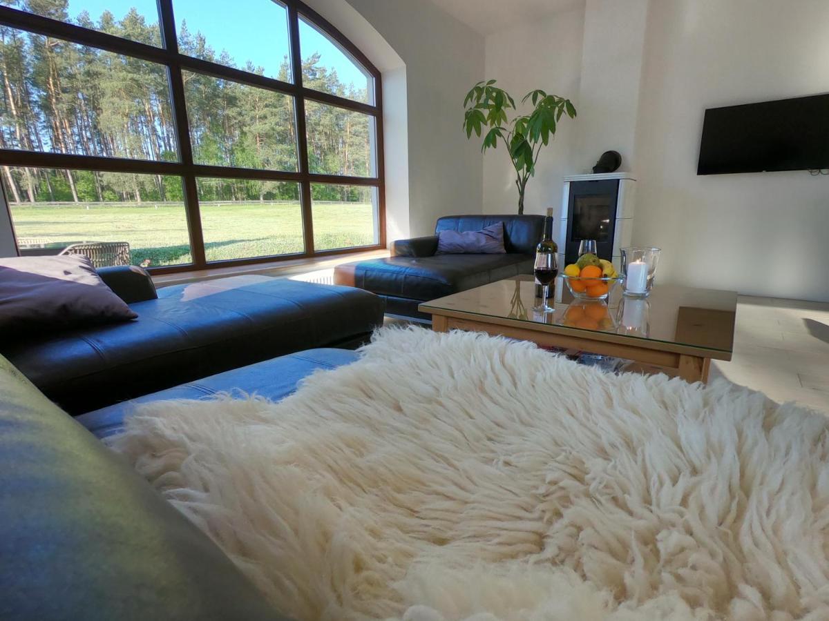 Caloroczny Domek W Lesie Puszcza Zielonka Villa Kiszkowo ภายนอก รูปภาพ